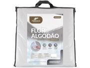 Protetor de Colchão Impermeável Casal - Flor de Algodão Fibrasca