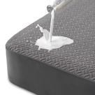 Protetor de colchão impermeável Hanherry King Size Grey