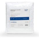 Protetor de Colchão Impermeável Tecido Matelado Tamanho Queen Liso Cor Branco