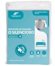Protetor de colchão lençol de king Impermeável Fibrasca O Silencioso