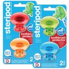 Protetor de escova de dentes Steripod Clip-On 4 unidades