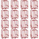 Protetor de gaiola de extinção de incêndio, 16 unidades, vermelho, 1,3 cm, Shimeyao