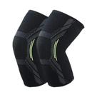 Protetor De Joelho Esportivo De Nylon Preto Para Corrida, Basquete, Ciclismo E Pular Corda, Aquece E