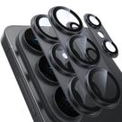 Protetor de Lente da Câmera Mansoorr para Samsung Galaxy S26 Ultra - Liga de Titânio Fosca À Prova de Quebra com Padrão Militar Alta Aderência Protetor de Vidro para a Tela da Câmera do S26 Ultra, Preto+Preto