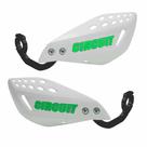 Protetor de mão vector T-rex Universal Haste Nylon branco com verde - Circuit