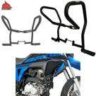 Protetor de motor e carenagem c/ pedaleiras preto bros 160 2022