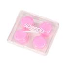 Protetor de ouvido para natação Speedo - Moldável em silicone - Rosa-Azul-Transparente