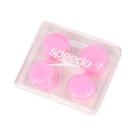 Protetor de ouvido para natação Speedo - Moldável em silicone - Rosa-Azul-Transparente