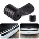 Protetor de pára-choque traseiro de carro SINGARO Universal Rubber Black