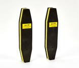 Protetor de parachoque para garagem eva triplo 6cm kit 2 unidades