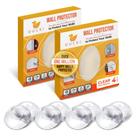 Protetor de parede Door Stop Ducki Door Knob, pacote com 8 unidades de gel transparente Protetor de parede Door Stop Ducki Door Knob, pacote com 8 unidades de gel transparente