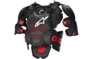 Protetor de peito Alpinestars A-10 V2 Antracite/Preto/Vermelho Md/Lg