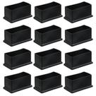 Protetor de pés para móveis Geesatis 5 x 2,5 cm em borracha, 12 peças Protetor de pés para móveis Geesatis 5 x 2,5 cm em borracha, 12 peças