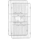 Protetor de pia Better Houseware Black Metal 61x32x2,5 cm 2Pk