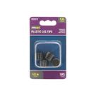 Protetor de piso para móveis PROJEX Plastic Leg Tips 1,3 cm, pacote com 4 Protetor de piso para móveis PROJEX Plastic Leg Tips 1,3 cm, pacote com 4
