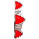 Protetor De Porta Cromado vermelho Vw universal Nk-190225