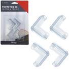 Protetor de pvc para quina de mesa com 4 pecas 5x4cm Protetor de pvc para quina de mesa com 4 pecas 5x4cm