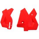 Protetor De Quadro CRF250F Lite Honda Biker - Cor Vermelha