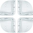 Protetor de quina cantoneira silicone mesa móveis bebê buba