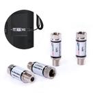 Protetor de raios de sobretensão coaxial Groword 4 unidades 75 ohm Protetor de raios de sobretensão coaxial Groword 4 unidades 75 ohm