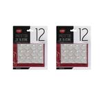 Protetor de Silicone Redondo 24pçs pingo 2cm anti-impacto