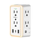Protetor de sobretensão com carregador de parede USB Super Electro 6 Outlet