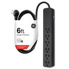 Protetor de sobretensão GE 6-Outlet 1080 Joules, cabo de extensão de 6 pés Protetor de sobretensão GE 6-Outlet 1080 Joules, cabo de extensão de 6 pés