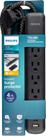 Protetor de sobretensão Philips SPP3393B/37 4 tomadas 15W 450J
