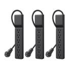Protetor de sobretensão Power Strip Belkin 6 AC Outlets 600J 3PK Protetor de sobretensão Power Strip Belkin 6 AC Outlets 600J 3PK