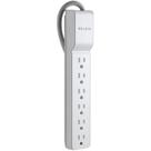 Protetor de sobretensão Power Strip Belkin, cabo de 6 tomadas de 2,5 pés