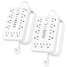 Protetor de sobretensão Power Strip JouleLoom 17 em 1 de 6 pés com USB