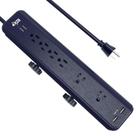 Protetor de sobretensão Power Strip KMC 6-Outlet com 2,4A e 2 portas USB