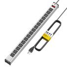 Protetor de sobretensão Power Strip Kungfuking, cabo de 16 tomadas de 10 pés