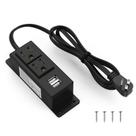 Protetor de sobretensão Power Strip Kungfuking com 2 tomadas AC e 2 USB