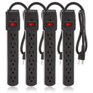 Protetor de sobretensão Power Strip Maxxima 6 Outlet 300J 24 polegadas