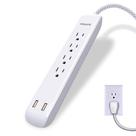 Protetor de sobretensão Power Strip Philips SPC6244WC/37 4 tomadas