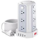 Protetor de sobretensão Power Strip SMALLRT 12 tomadas AC 4 portas USB