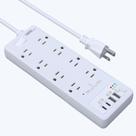 Protetor de sobretensão Power Strip Super Electro 8 tomadas + 4 USB