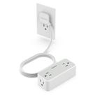 Protetor de sobretensão Power Strip TESSAN 4 tomadas AC, cabo de 10 pés