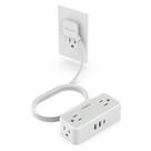 Protetor de sobretensão Power Strip TESSAN com 4 tomadas 3 USB (1 USB C)