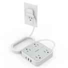 Protetor de sobretensão Power Strip TESSAN de 10 pés com 4 tomadas AC, 3 USB