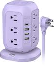 Protetor de sobretensão Power Strip Tower AiJoy 12 portas AC 4 USB