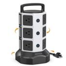 Protetor de sobretensão Power Strip Tower JACKYLED 1625W 13A Protetor de sobretensão Power Strip Tower JACKYLED 1625W 13A