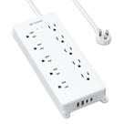 Protetor de sobretensão Power Strip TROND 4000J 10 tomadas 4 USB
