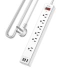 Protetor de sobretensão Power Strip Yintar de 10 pés com 6 tomadas, 3 USB