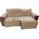 protetor de sofa assento 2,50 2 módulos retrátil e reclinável forrado(medida total do sofa 3,00 2modulos) protetor de sofa assento 2,50 2 módulos retrátil e reclinável forrado(medida total do sofa 3,00 2modulos)