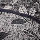Protetor de sofá cristal jacquard m&c cortinas - 2 e 3 lugares cor:preto estampado