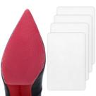 Protetor de sola de sapato GADEBAO, silicone, antiderrapante, 4 peças, transparente