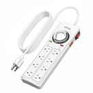 Protetor de Surtos BN-LINK 8 Tomadas com Timer Mecânico - Branco
