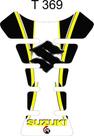 Protetor De Tanque Adesivo Tankpad T369 suzuki Amarelo E Pr